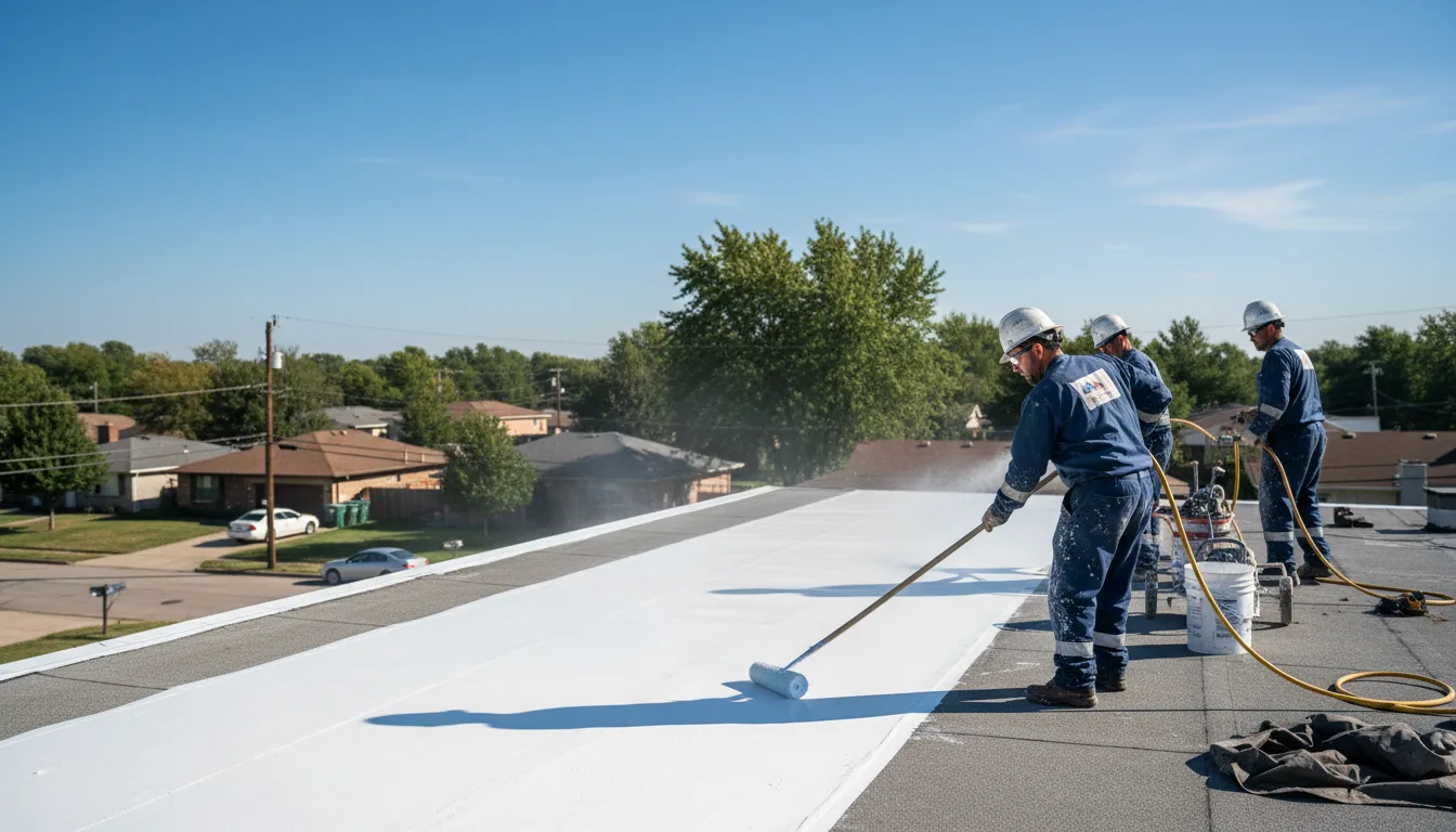 Commercial roof coating in Chilo, OH near me